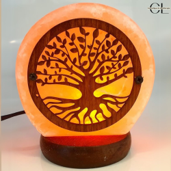 Lampe de Sel USB Arbre de Vie 1KG