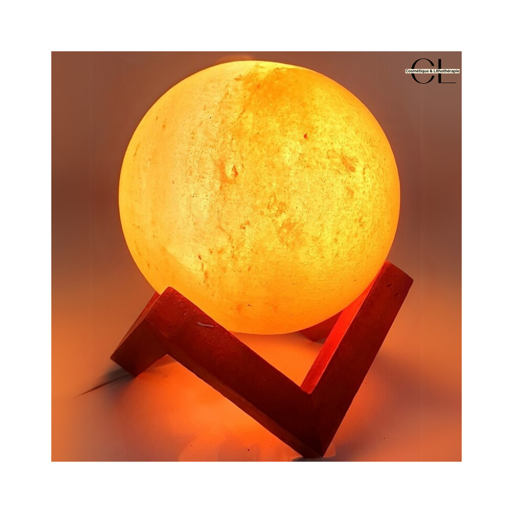 Lampe de sel d'Himalaya Sphère 3KG