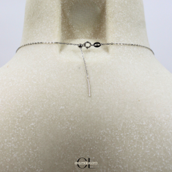 Collier en argent 925  avec pierre Labradorite A Boule 12mm