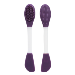 Spatule  brosse visage à double face violette