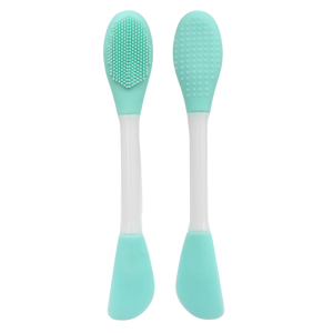 Spatule  brosse visage à double face bleue