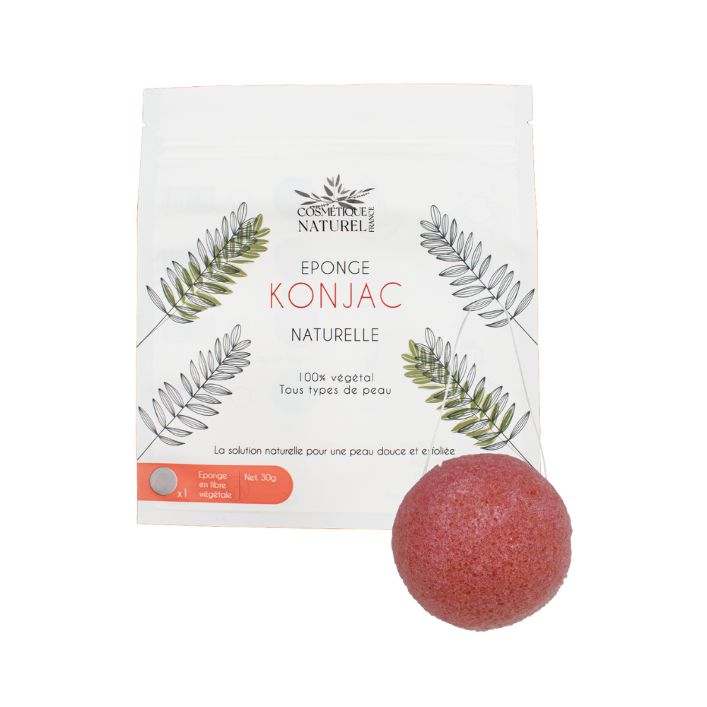 Éponge konjac rose