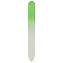 Lime à ongles verte en verre