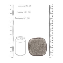 Éponge exfoliante en fibre de chanvre - carré