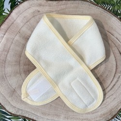 Bandeau pour cheveux couleur crème