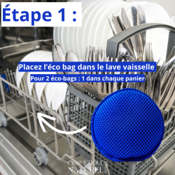 LOT de 2 Éco-bags - Lave vaisselle - Rond