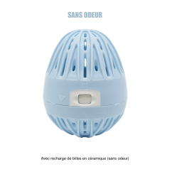 Boule de lavage machine à laver bleue  recharge - Sans odeur
