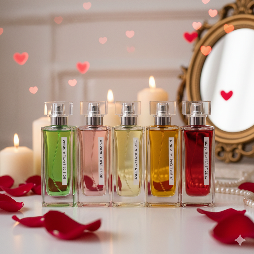 Saint-Valentin : Succombez au Pouvoir des Parfums Naturels aux Phéromones